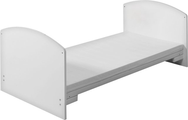 Schardt Babybett Classic-Line aus Buche in Weiß, B/T/H: 70 x 140 cm - Bild 1