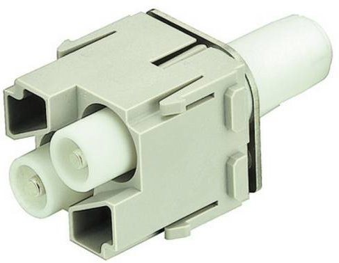 Harting Doppelmodul Han HV 09140023023 in Grau aus Kunststoff - Bild 1