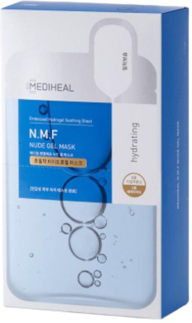 Mediheal NMF Nude Gelmaske, Hyaluronsäure, für trockene Haut, 10er-Packung - Bild 1