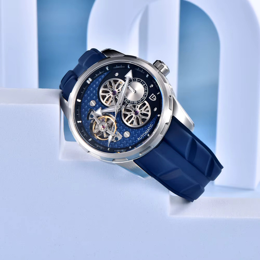 Pagani Design Armbanduhr, Automatik, Edelstahl, 44 mm, Herren - Bild 5