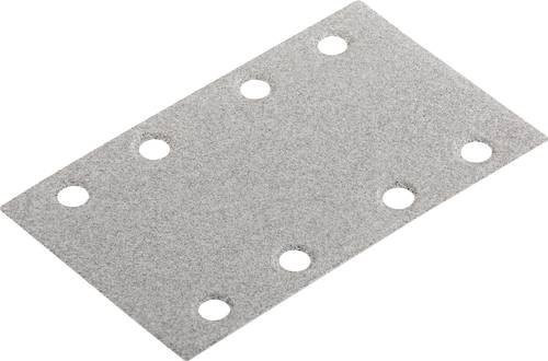Flex Exzenterschleifpapier Körnung 150 für Holz und Lack, Farbe Grau, B: 133 mm, L: 80 mm, 25 Stück - Bild 1