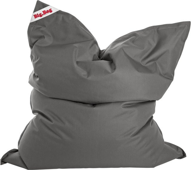 Sitting Point Sitzsack Big Bag Brava 380 in Anthrazit mit abnehmbarem Bezug und Füllöffnung - Bild 1