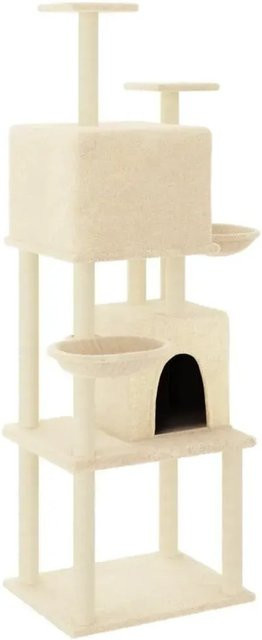 vidaXL Kratzbaum mit Sisal-Kratzsäulen in Beige, Höhe: 180 cm - Bild 1