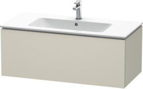 Duravit L-Cube Waschtischunterschrank wandhängend in Tau Matt mit 1 Auszug, B: 102 cm, T: 48,1 cm, H: 40 cm - Bild 1