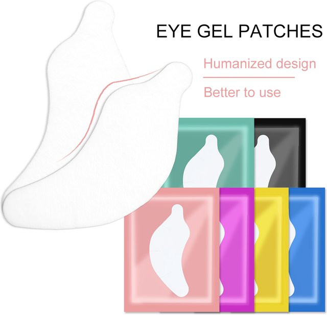 Dkasama Wimpern Verlängerung Hydrogel Patches, 20/50 Paare, Unisex - Bild 1