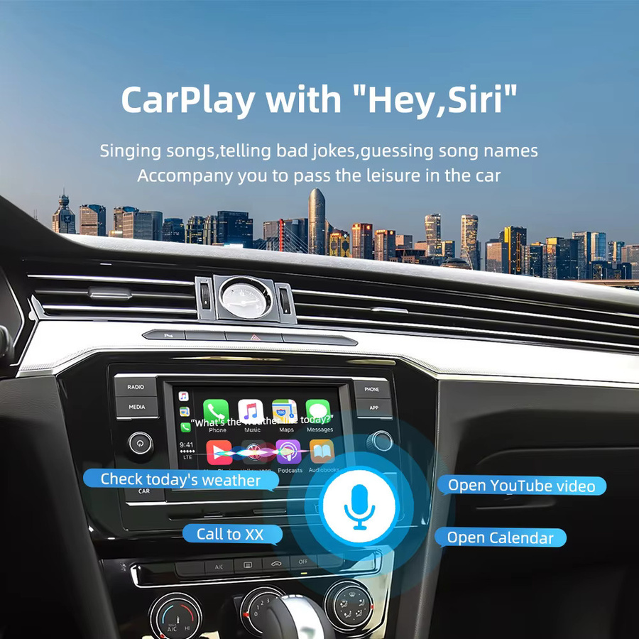 ANYFAR Drahtloses CarPlay Upgrade-Modul für VW Volkswagen Golf 7 Tiguan Lamando Magotan Phideon Teramont mit MIB1/MIB2 Original-Bildschirm via Wi-Fi und Bluetooth - Bild 5