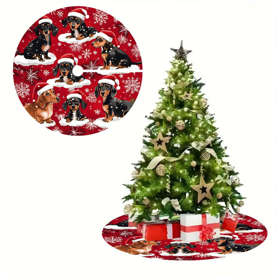 VIKAMA Weihnachtsbaum-Dekoration Wurst-Design in Rot für Heim- und Partydekoration - Bild 5