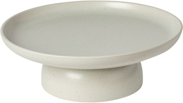 Costa Nova Fußteller Pacifica aus Keramik, Grau, 3er Pack, Durchmesser: 26,8 cm, Höhe: 8,9 cm - Bild 1