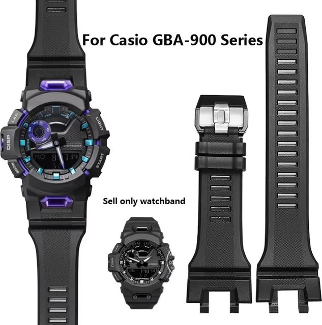Casio Uhrenarmband, Harz, Schwarz, Herren - Bild 1