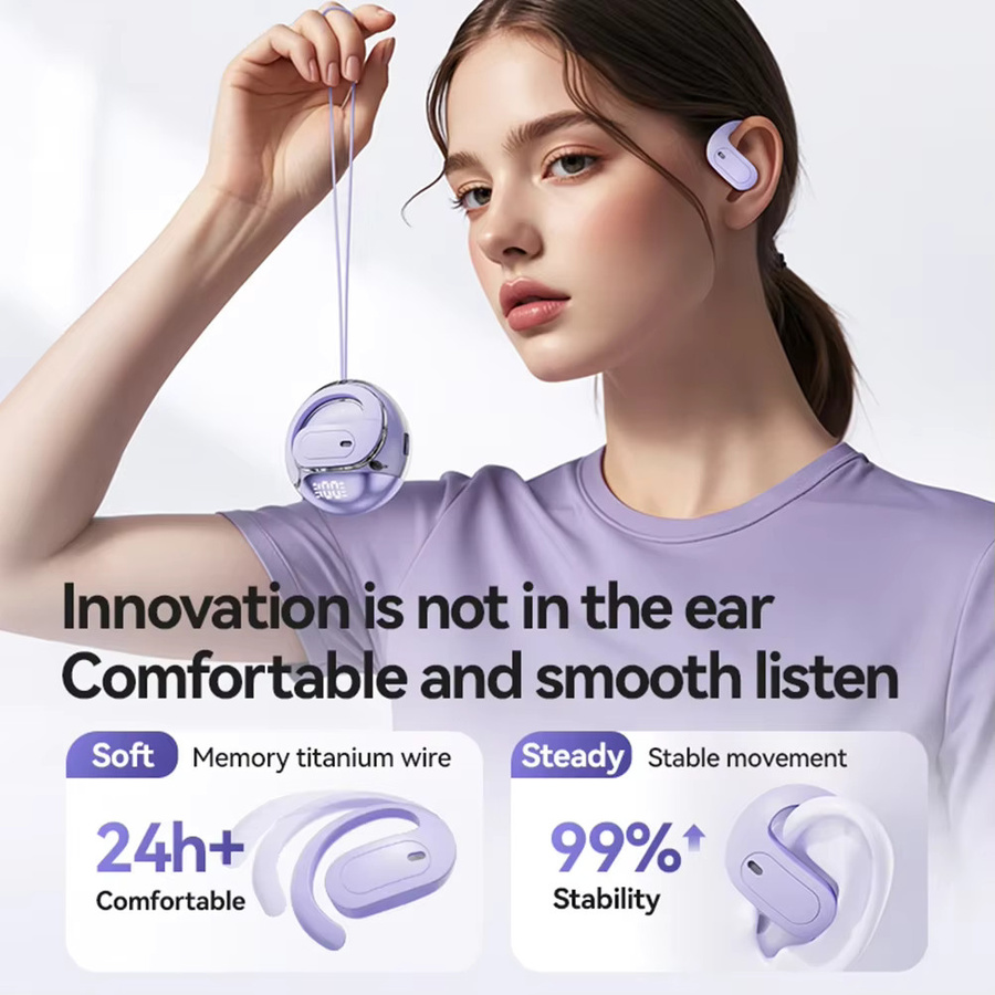 DIXSG M112 AI Übersetzung Bluetooth 5.4 In-Ear Sport Kopfhörer mit 3D Stereo HIFI und integriertem Mikrofon, wasserdicht - Bild 3