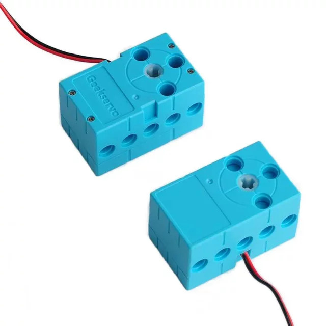 Wishiot Geekservo-Motor-Baustein, kontinuierliche Drehung, Kunststoff - Bild 1