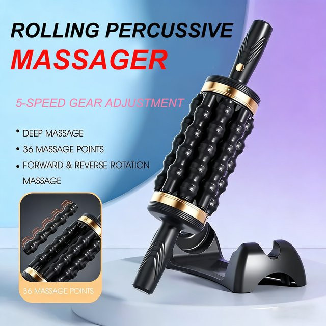 vilnason Rollmassagegerät, Schwarz, Unisex - Bild 1