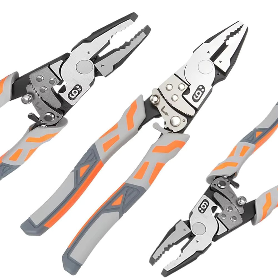 Multifunktionale Stahldrahtzange von WOZOBUY als Spitz-, Diagonal- und Kabelschere in Industriequalität - Bild 2