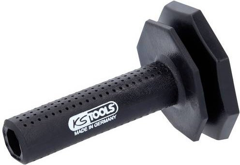 KS Tools Sicherheitshandgriff für Meißel in Schwarz aus Kunststoff für 18mm Meißel - Bild 1