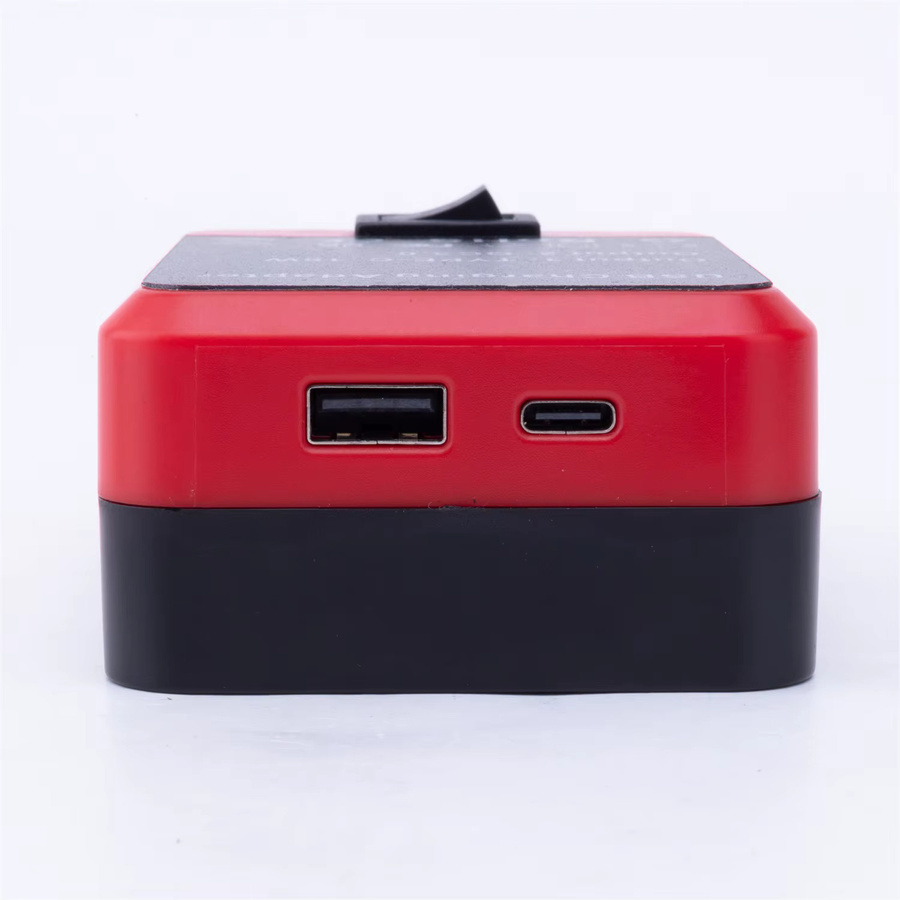 Parkside Powerbank für X20V Lithium-Akkus mit USB-C Anschluss in Rot zur Aufladung von Mobilgeräten und Tablets - Bild 3