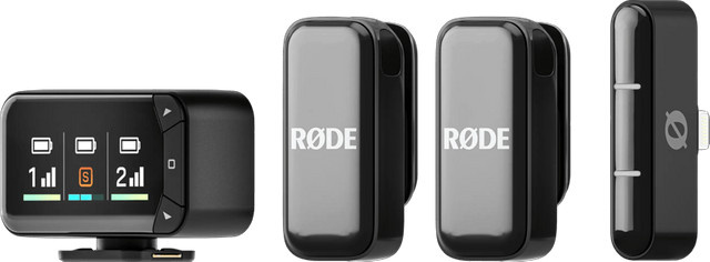 Rode Wireless Micro Camera Kit kabelloses Mikrofon-Set mit USB-C und Bluetooth in Schwarz - Bild 3