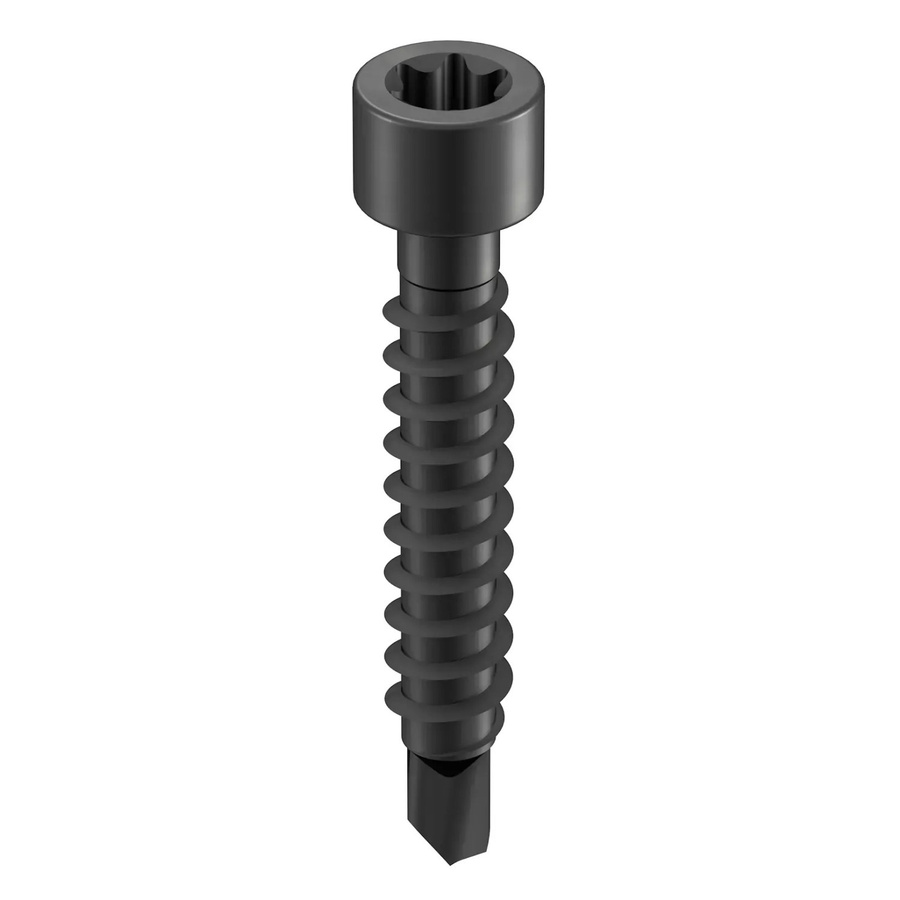 GS Terrassen Bohrschraube für Dielenclips aus Metall, Schwarz, 100 Stück, Durchmesser: 4,2 mm, Länge: 28 mm - Bild 2