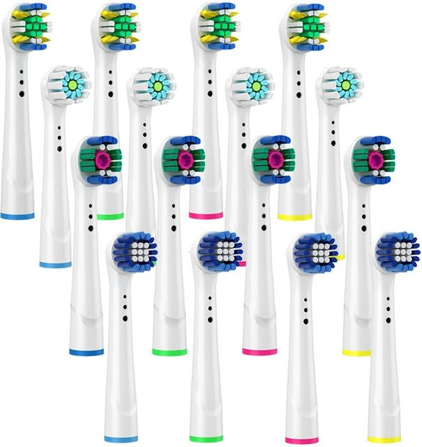 Oral B Zahnbürstenköpfe 3D White Floss Action Precision Clean Gum Care - Bild 1