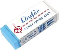 Läufer Radierer Plast-Combi in Blau und Weiß - Bild 1