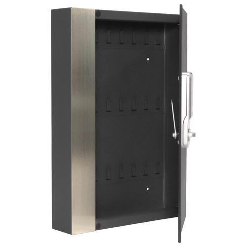 Rottner Schlüsseltresor Key Home, elektronischer Stahlschlüsselbox in Anthrazit und Schwarz, B: 26,5 cm, H: 38,5 cm - Bild 2
