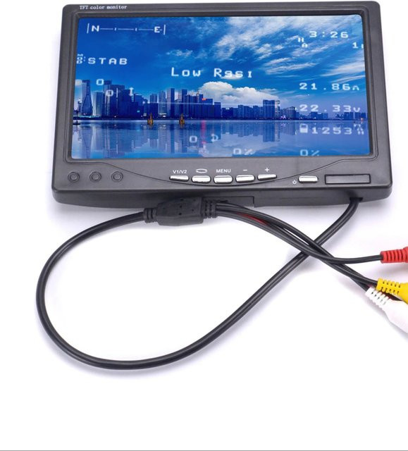 Readytosky NEUER NO Blue 7 Zoll FPV LCD Farbmonitor mit 1024 x 600 Auflösung für RC Multicopter Bodenstationen - Bild 1