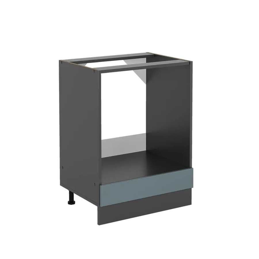 Vicco Herdumbauschrank R-Line in Blau-Grau/Anthrazit ohne Arbeitsplatte, Breite: 60 cm - Bild 2