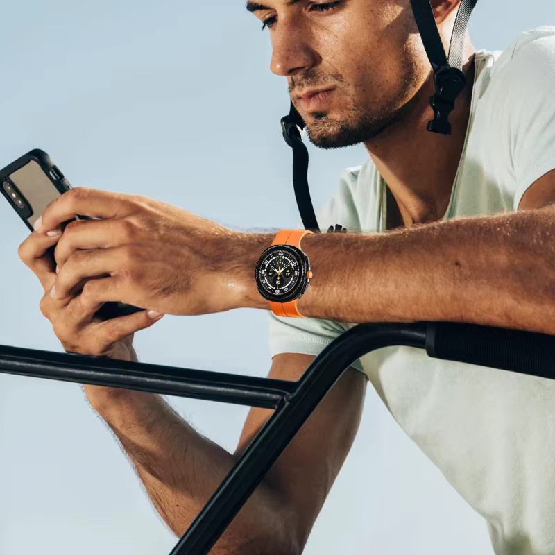 CAOWTAN Uhrenarmband Silikon, Magnetschnalle, Samsung Galaxy Watch 8 - Bild 3