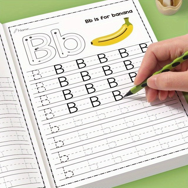 BOHY Englisch Übungsbuch für Kinder zum Trainieren von Groß- und Kleinbuchstaben sowie Stiftkontrolle, Mehrfarbig - Bild 1