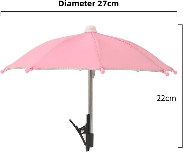 Elberta Handyhalterung als Sonnenschirm-Klammer in Rosa - Bild 1