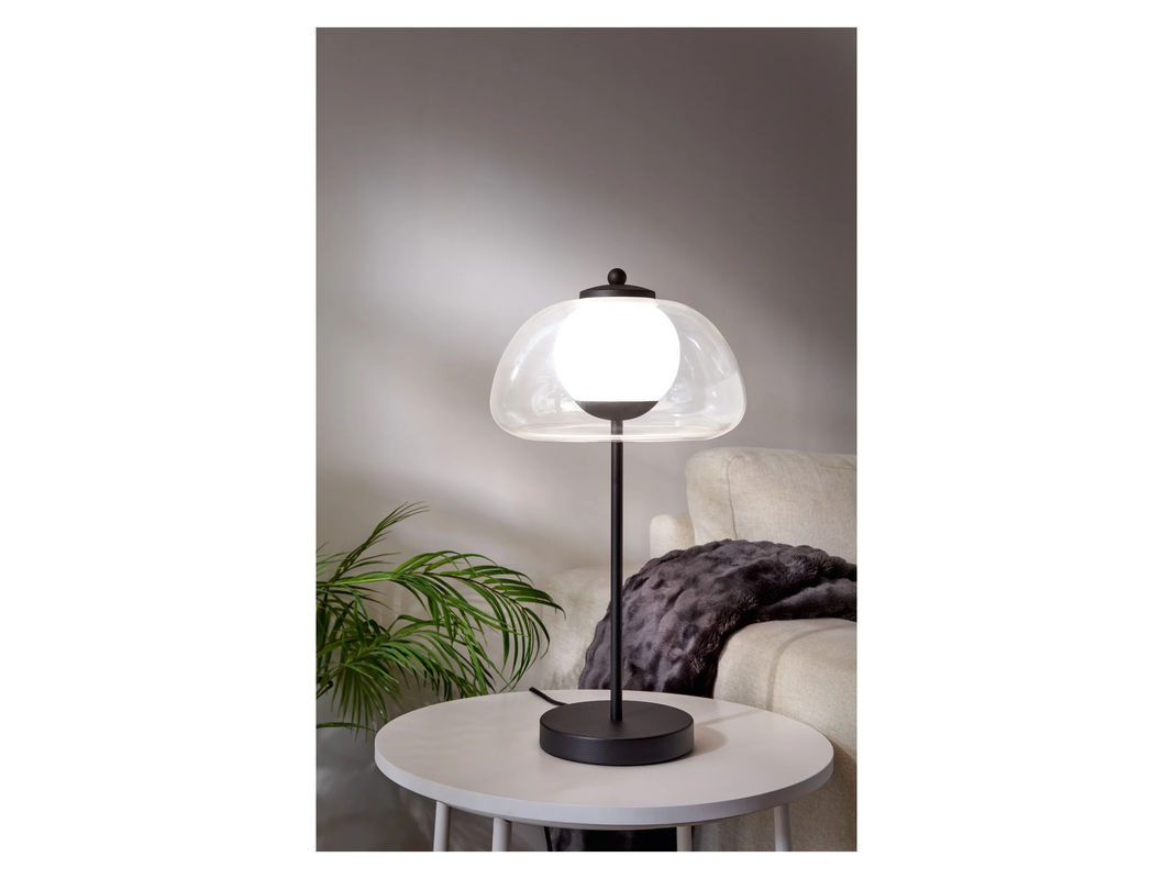 LIVARNO HOME LED-Tischleuchte mit transparentem Glasschirm - Bild 3