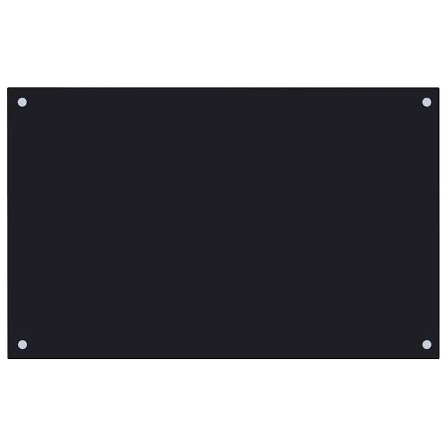 DELUKE Küchenrückwand aus Glas in Schwarz als Spritzschutz für die Küche, B/H: 80 x 50 cm - Bild 2