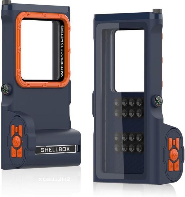 Bai Fen Bai-Digital 3C Bluetooth Wasserdichte Handyhülle für Smartphones bis 6,9 Zoll Schwarz - Bild 1