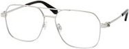 Off-White OERJ07J Brille, Aviator, Vollrand, Metall, silver, Unisex - Bild 1