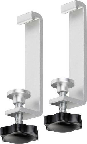 Brennenstuhl Befestigungs-Set für Tischplatten in Silber, Spannbereich 16 bis 60 mm, 2 Stück - Bild 1