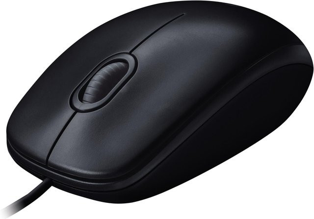 Logitech M90 Optische USB-A Maus mit 1000 dpi in Schwarz oder Grau - Bild 3