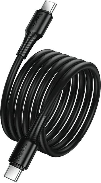 HOCO USB-C Daten- und Ladekabel X120, 60W, Schwarz, Länge: 1 m - Bild 1