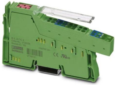 Phoenix Contact SPS-Erweiterungsmodul IB IL 24 DO 4-2MBD-PAC 2861988 in Grün, 24 V/DC - Bild 1