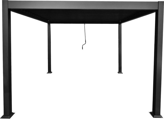 Vente-unique Selbsttragende Pergola Amalfi Anthrazitgrau Breite: 300 cm - Bild 1