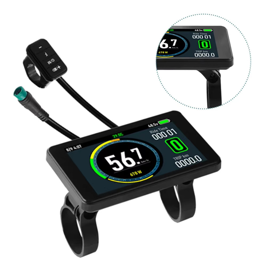 SPORTARC LCD-Display für E-Bike T8, buntes Display, kompatibel mit KDS Bafang V5, Schwarz/Mehrfarbig - Bild 5