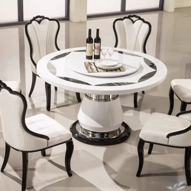 DUTRIEUX Runde Esstisch Konsole im Glamour-Design - Bild 3