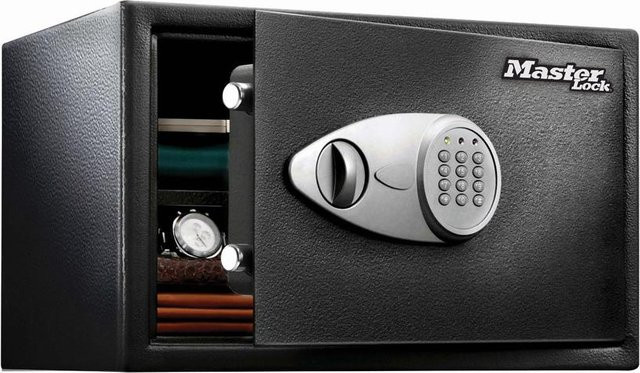 Master Lock Digitaler Elektronik-Safe mit Kombination in Schwarz (X125ML) - Bild 1