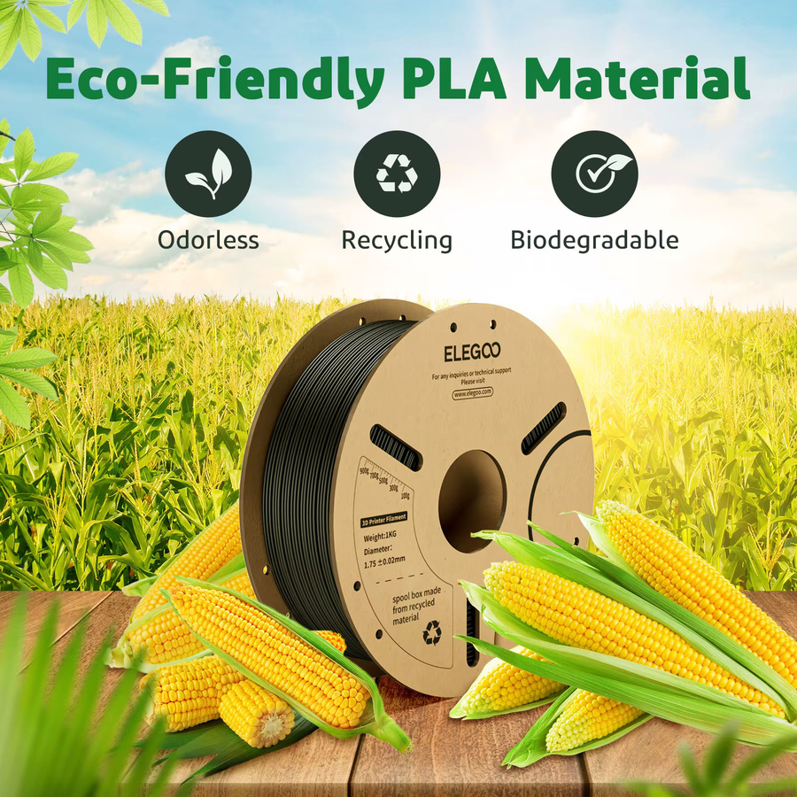 ELEGOO PLA+ Filament 1,75mm für FDM Drucker, Farbe: Beige - Bild 5