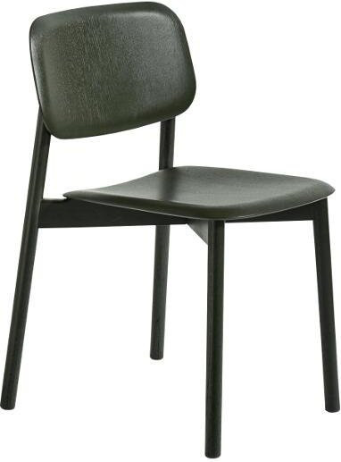 HAY Soft Edge 60 Stuhl aus Holz in Grün matt und stapelbar - Bild 1