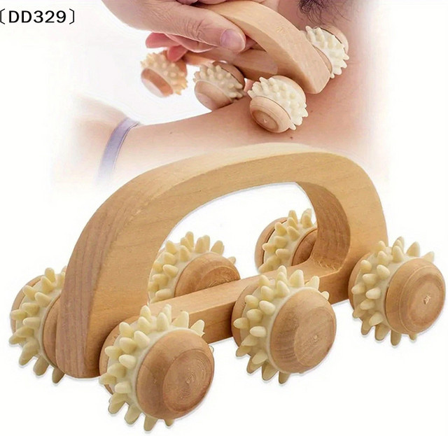 JETTING Holz-Massageroller, manuelles Massagegerät, Unisex - Bild 1