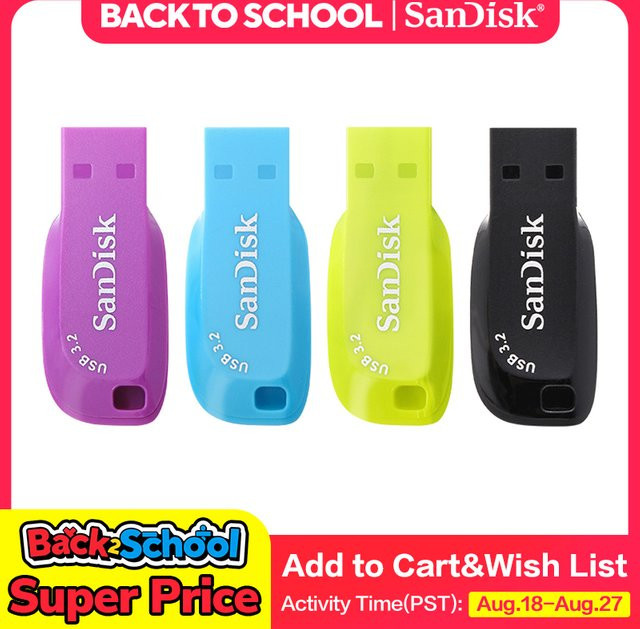 SanDisk CZ410 USB 3.2 Flash Drive Kompakter USB-Speicherstick in Purple - Bild 1