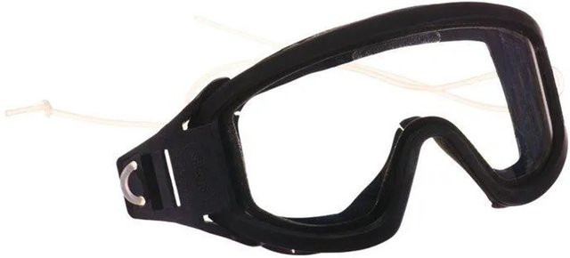 Dräger Korbschutzbrille Arbeitsschutzbrille mit Silikonband für Hps 3500 und 3100 in Schwarz - Bild 1