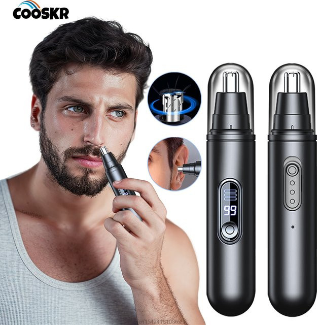 cooskr Nasenhaartrimmer, Schwarz, Herren - Bild 1