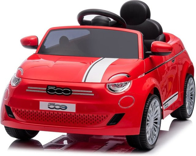 Chipolino Fiat 500 Elektroauto mit Fernbedienung rot - Bild 1