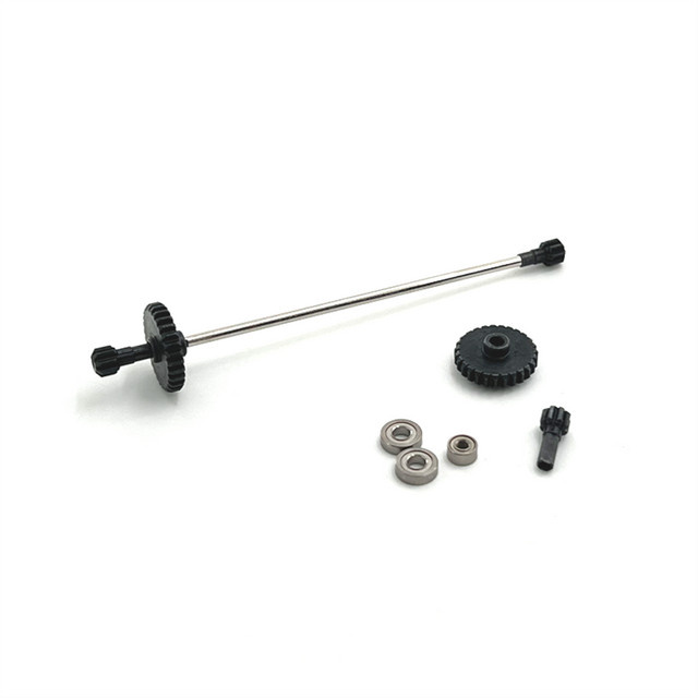 WLtoys Antriebsrad Untersetzungsgetriebe Metall schwarz 1/28 - Bild 1