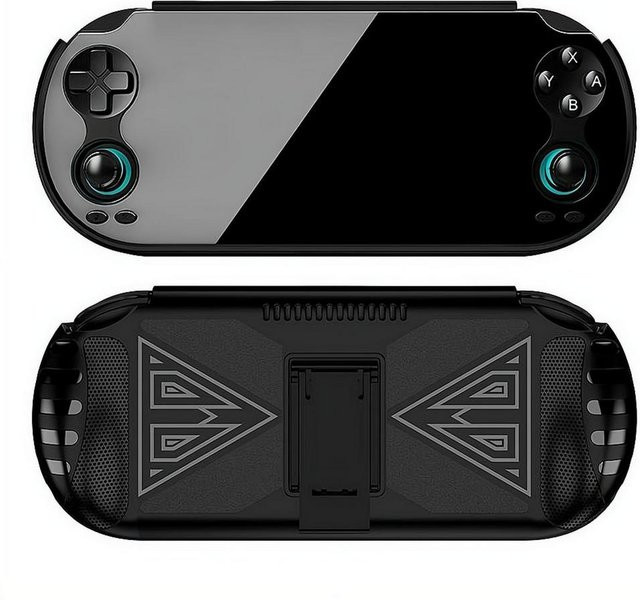 Anbernic Stoßfeste TPU Schutzhülle für RG VITA und RG VITA PRO Handheld-Spielekonsole in Schwarz - Bild 1